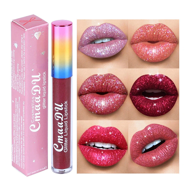 6 Stuks Glanzende hydraterende lipgloss