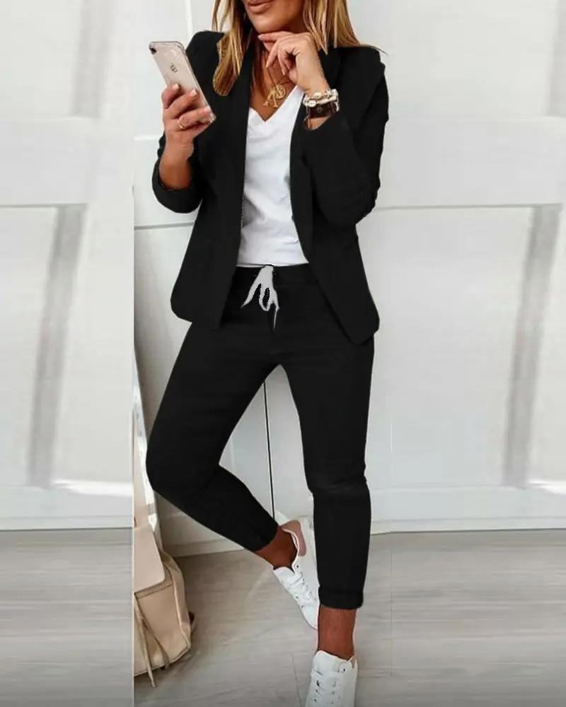 EVITA™- Blazerset | Blazer en broek