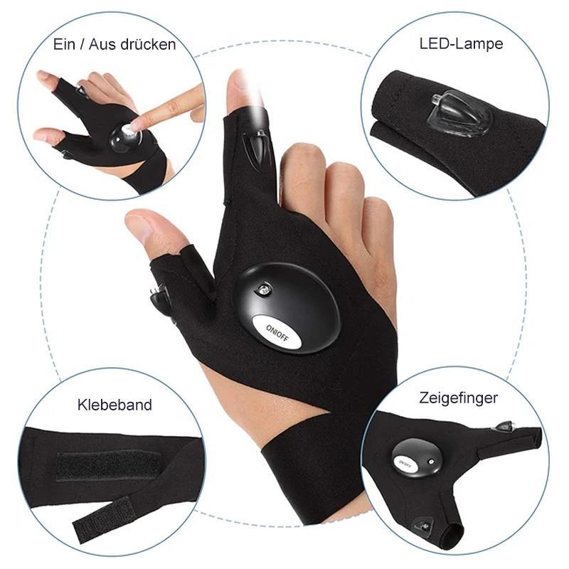 LuminaGrip™ | Waterdichte handschoenen met LED-verlichting